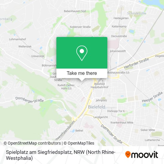 Карта Spielplatz am Siegfriedsplatz