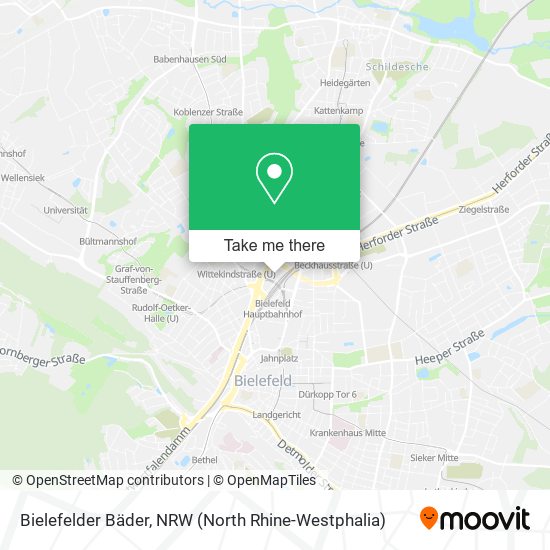 Bielefelder Bäder map