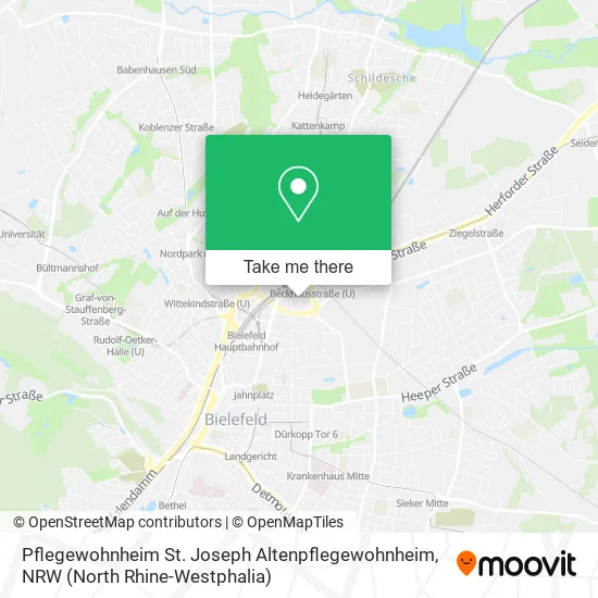 Карта Pflegewohnheim St. Joseph Altenpflegewohnheim