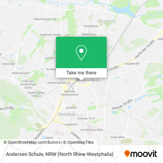 Карта Andersen Schule