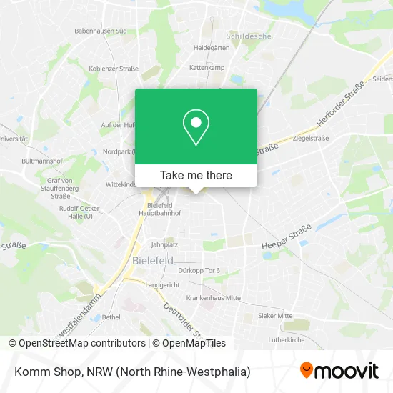 Карта Komm Shop