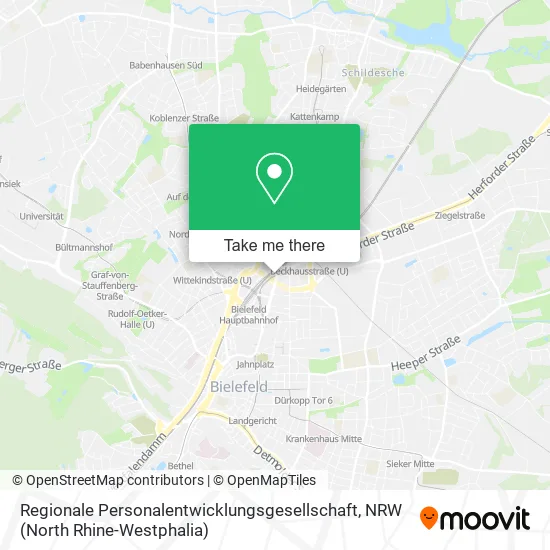 Regionale Personalentwicklungsgesellschaft map