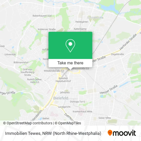 Карта Immobilien Tewes