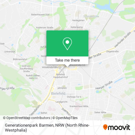Generationenpark Barmen map