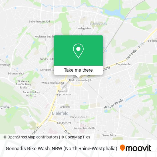 Карта Gennadis Bike Wash