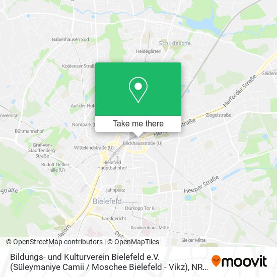 Bildungs- und Kulturverein Bielefeld e.V. (Süleymaniye Camii / Moschee Bielefeld - Vikz) map