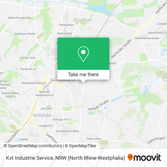 Карта Kvt Industrie Service