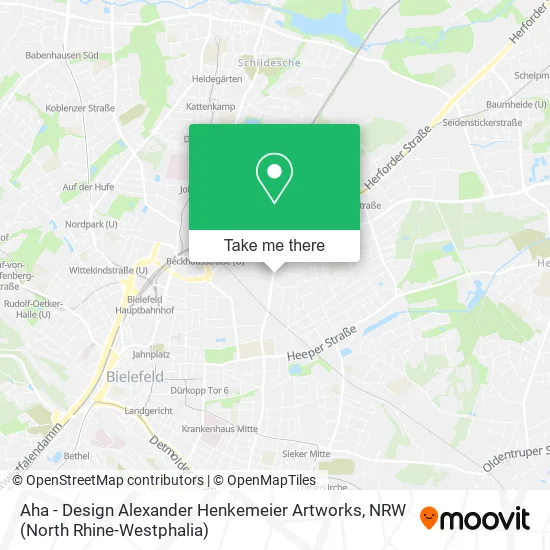 Карта Aha - Design Alexander Henkemeier Artworks