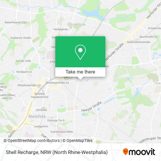 Shell Recharge map