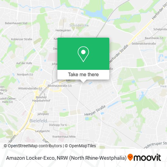Карта Amazon Locker-Exco