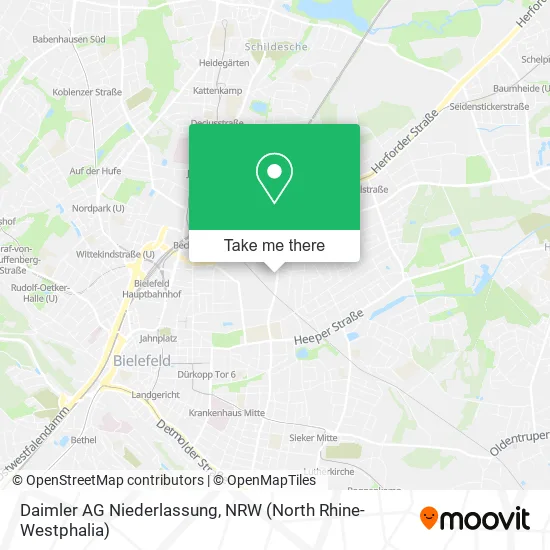 Карта Daimler AG Niederlassung