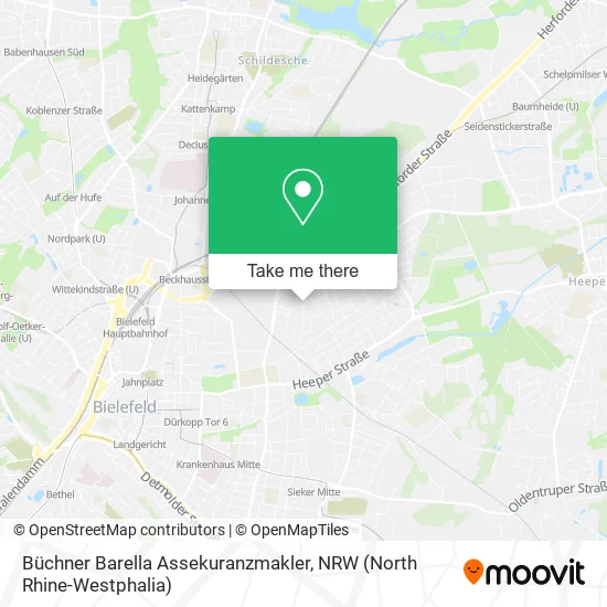 Карта Büchner Barella Assekuranzmakler