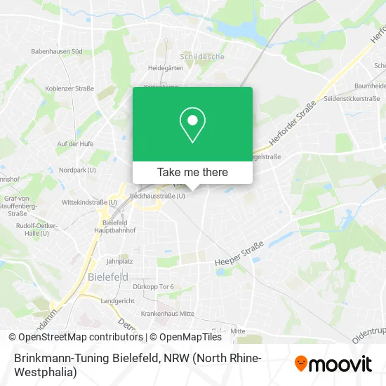 Карта Brinkmann-Tuning Bielefeld