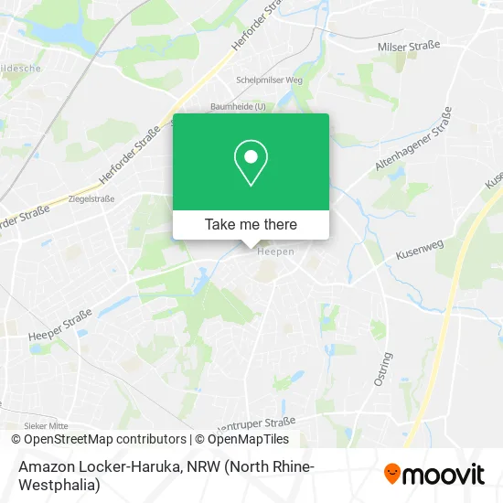 Карта Amazon Locker-Haruka