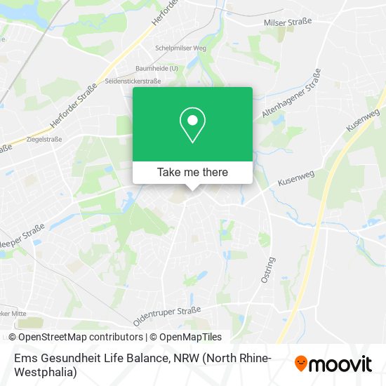 Ems Gesundheit Life Balance map