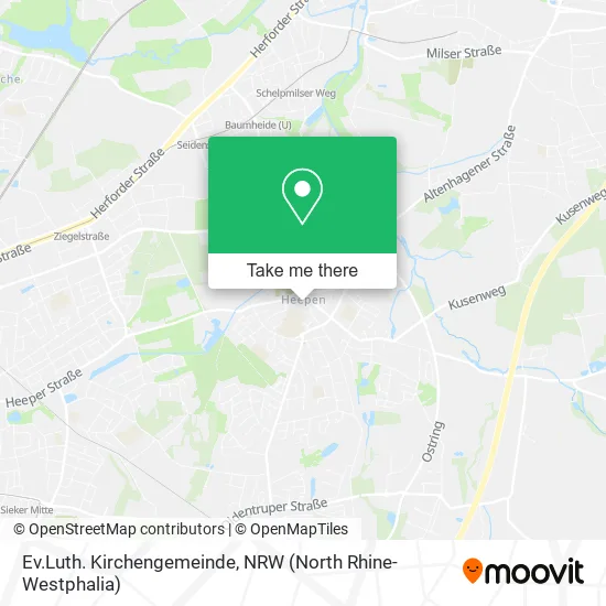 Карта Ev.Luth. Kirchengemeinde