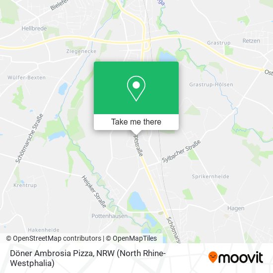 Döner Ambrosia Pizza map