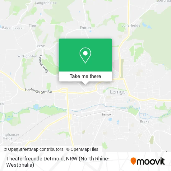Карта Theaterfreunde Detmold