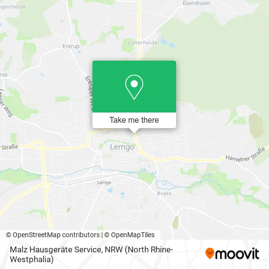 Карта Malz Hausgeräte Service