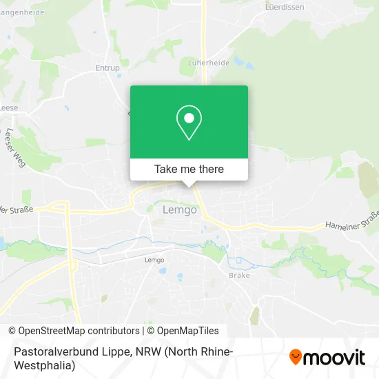 Pastoralverbund Lippe map