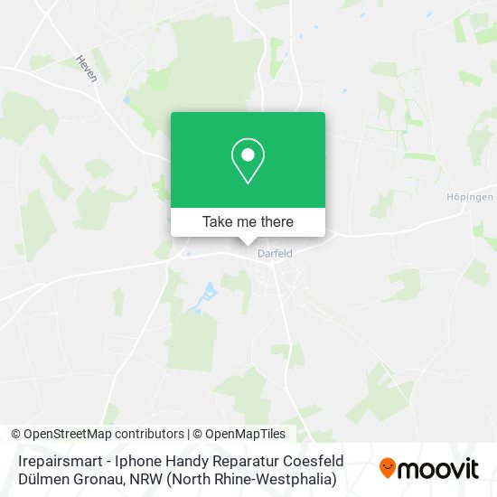 Irepairsmart - Iphone Handy Reparatur Coesfeld Dülmen Gronau map