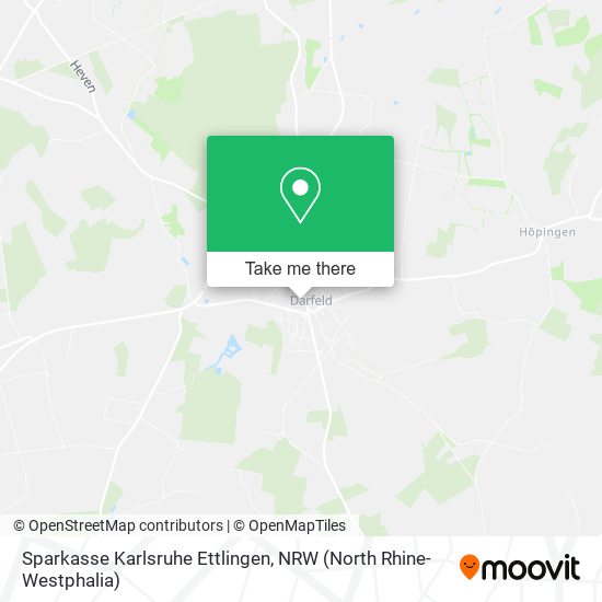 Sparkasse Karlsruhe Ettlingen map