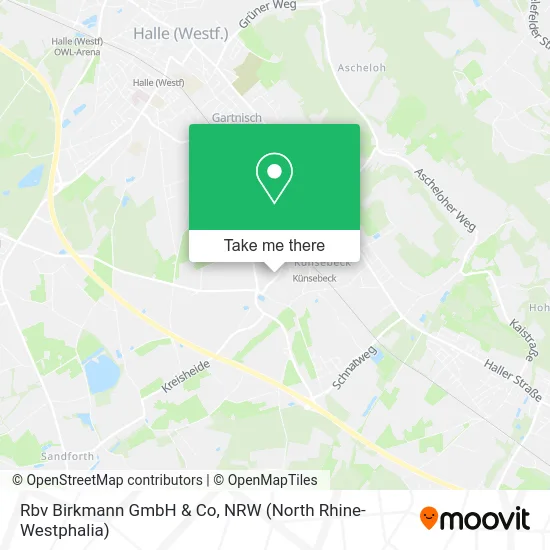 Rbv Birkmann GmbH & Co map
