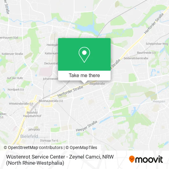 Карта Wüstenrot Service Center - Zeynel Camci