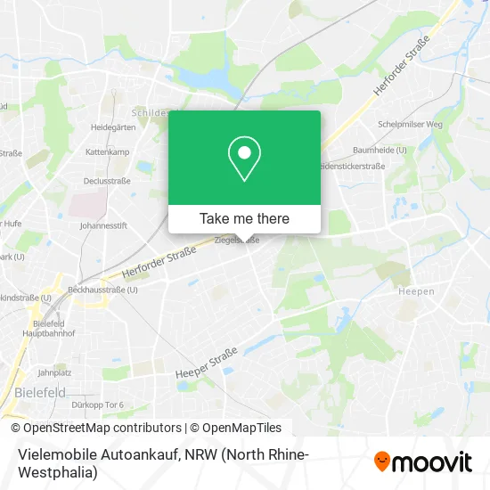 Карта Vielemobile Autoankauf