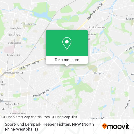 Sport- und Lernpark Heeper Fichten map