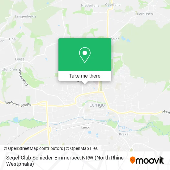 Карта Segel-Club Schieder-Emmersee