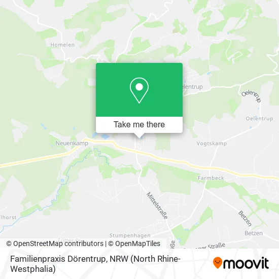 Карта Familienpraxis Dörentrup