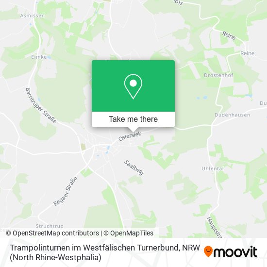 Trampolinturnen im Westfälischen Turnerbund map