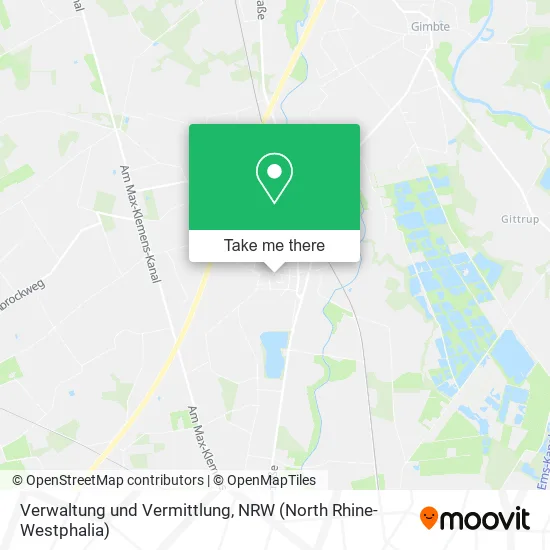 Карта Verwaltung und Vermittlung