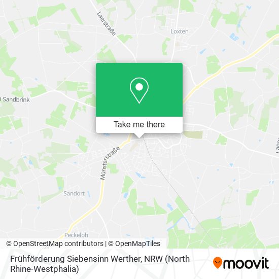 Карта Frühförderung Siebensinn Werther