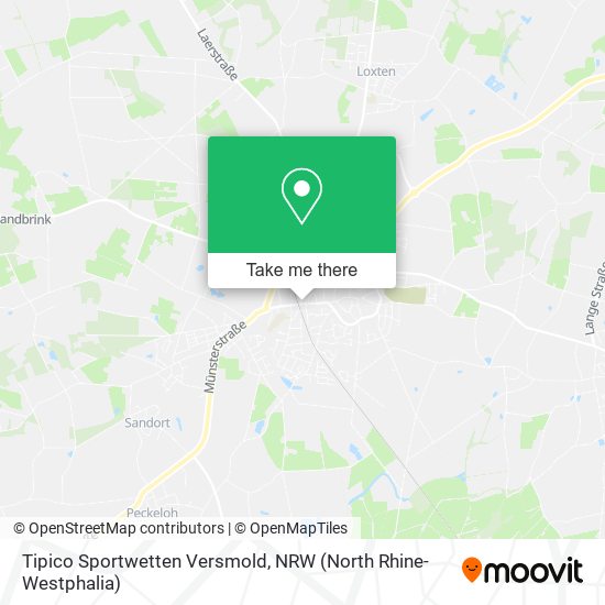 Tipico Sportwetten Versmold map