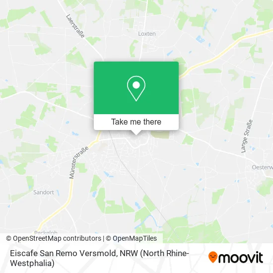 Карта Eiscafe San Remo Versmold