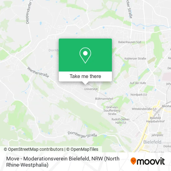 Карта Move - Moderationsverein Bielefeld