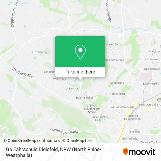 Карта Go Fahrschule Bielefeld