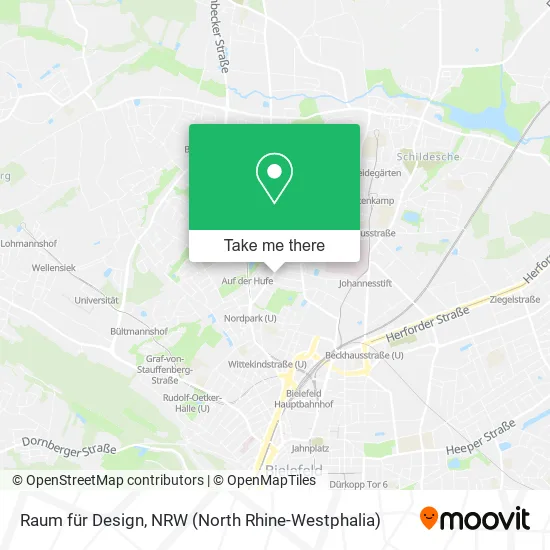 Карта Raum für Design