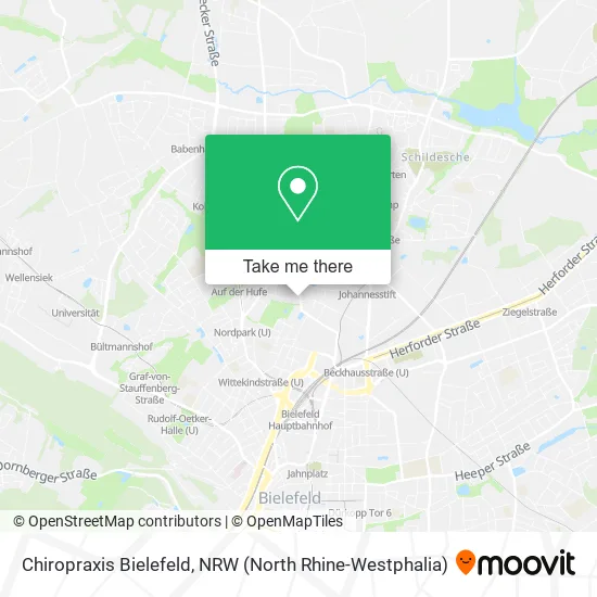 Карта Chiropraxis Bielefeld