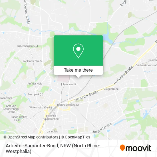 Карта Arbeiter-Samariter-Bund