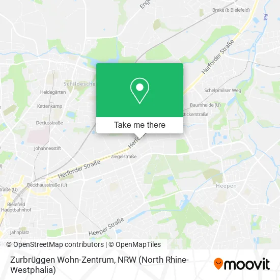 Карта Zurbrüggen Wohn-Zentrum