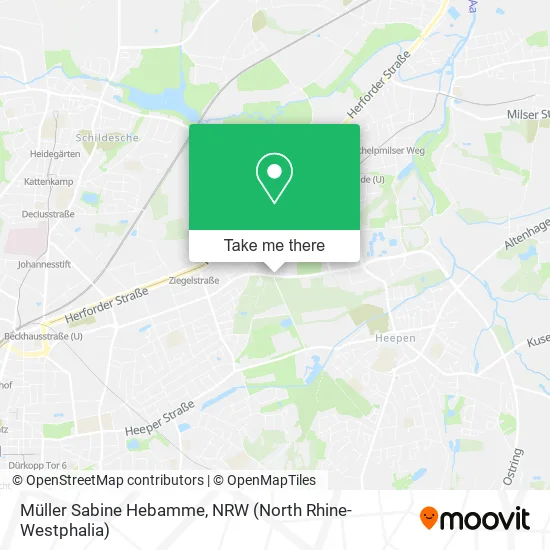 Карта Müller Sabine Hebamme