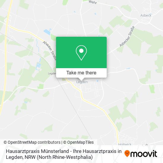 Карта Hausarztpraxis Münsterland - Ihre Hausarztpraxis in Legden