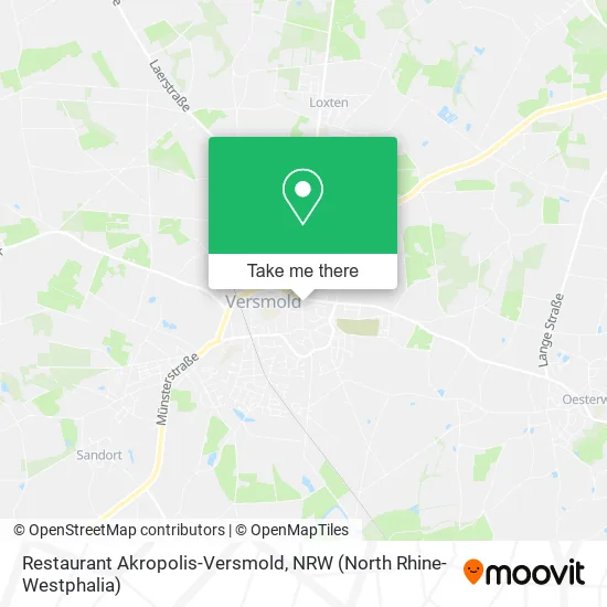 Карта Restaurant Akropolis-Versmold