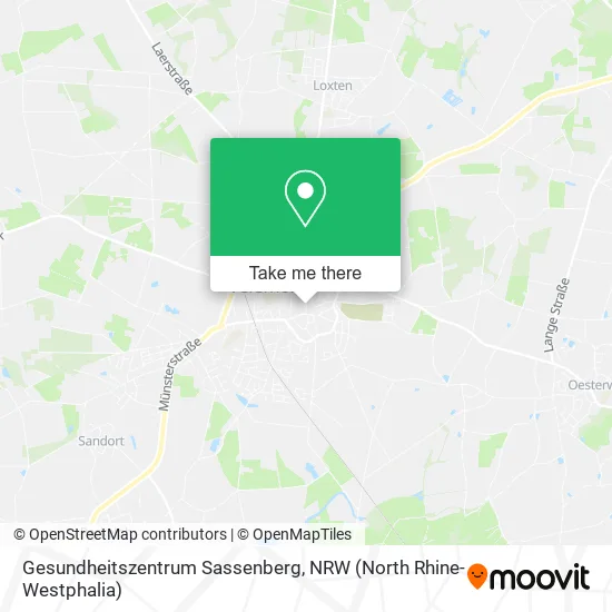 Карта Gesundheitszentrum Sassenberg