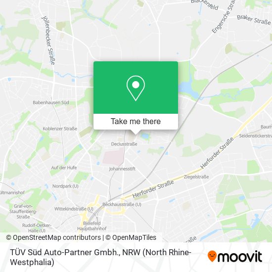 TÜV Süd Auto-Partner Gmbh. map