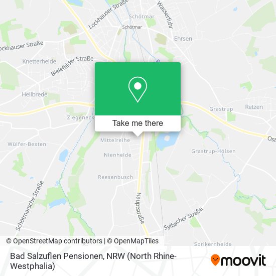 Bad Salzuflen Pensionen map