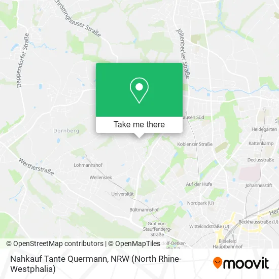 Карта Nahkauf Tante Quermann